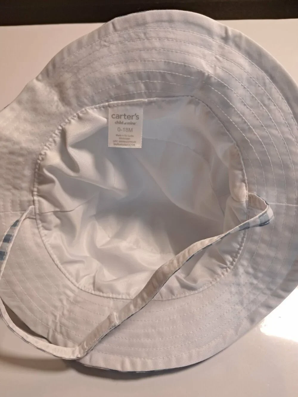 Carter’s Child of Mine Baby Gingham Bucket Hat 0–18M